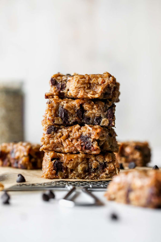 Banana Peanut Butter Oat Bars