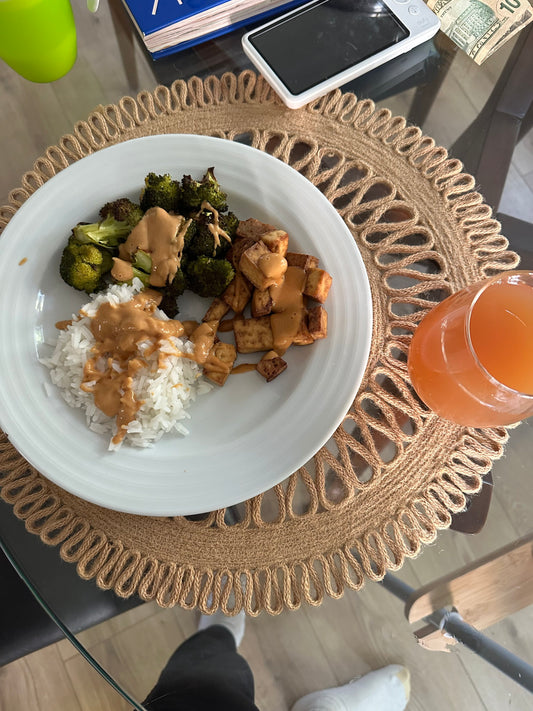 Favorite Weeknight Tofu Peanut Bowls